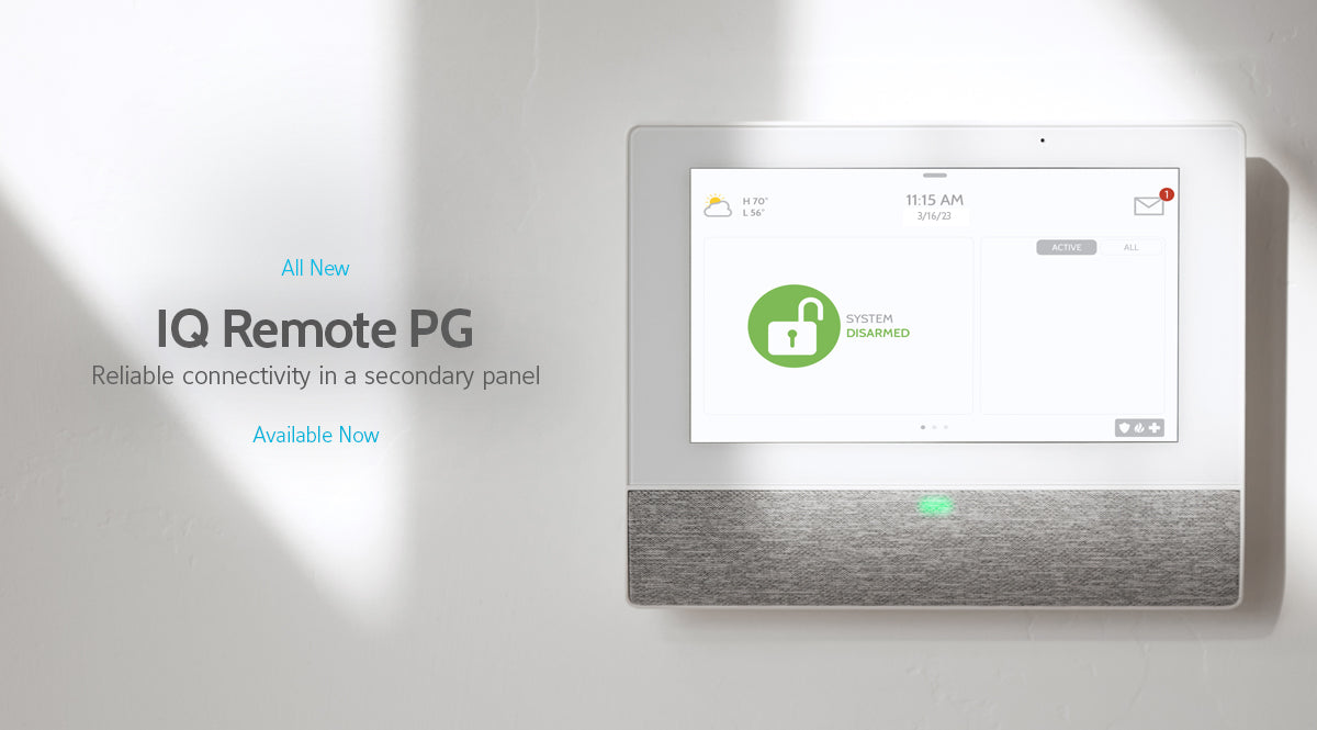 Qolsys 7" HD Touchscreen IQ Remote PowerG Secondary Tablet with Wi-Fi and Battery Backup