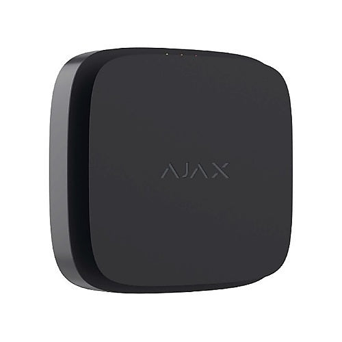 AJAX Wireless Combined Heat and Smoke Detector with Replaceable Batteries, Black
